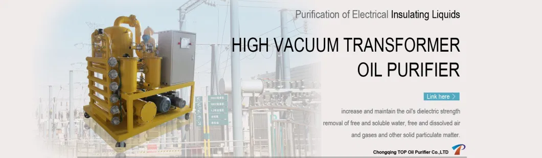 Vacuum Used Dielectric Oil Purifier Mobile Transformer Oil Regeneration Unit