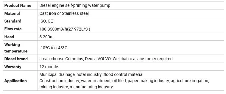 Remote Control Tracked Pumping Station, Self- Priming Pump Water Pump Diesel Engine Centrifugal Water Pump